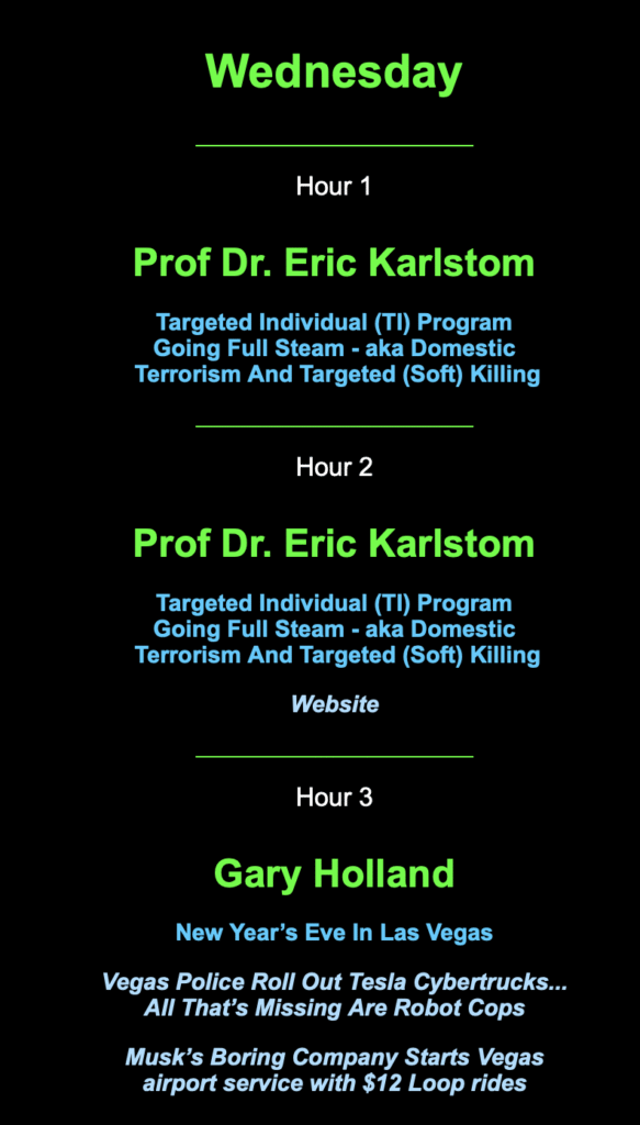 Targeted Individual (TI) Program Going Full Steam – aka Domestic ...